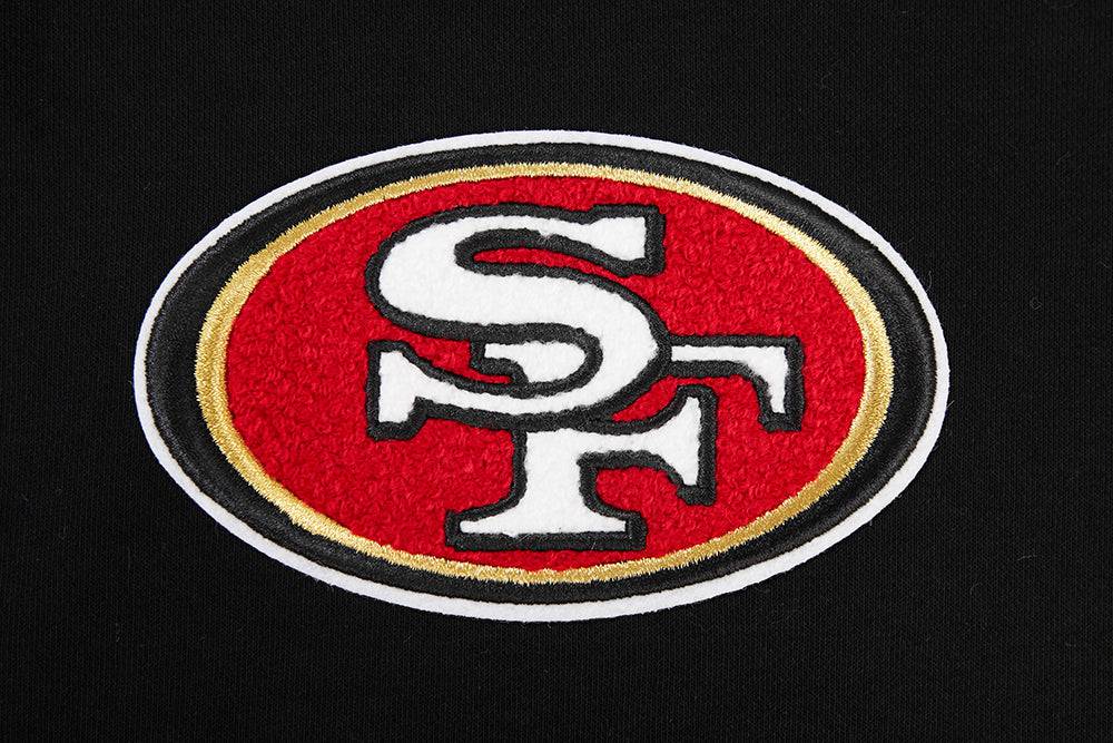 Pro Standard Women San Francisco 49ers Classic Cropped Pullover Hoodie - Black product image 3, provided for visual
