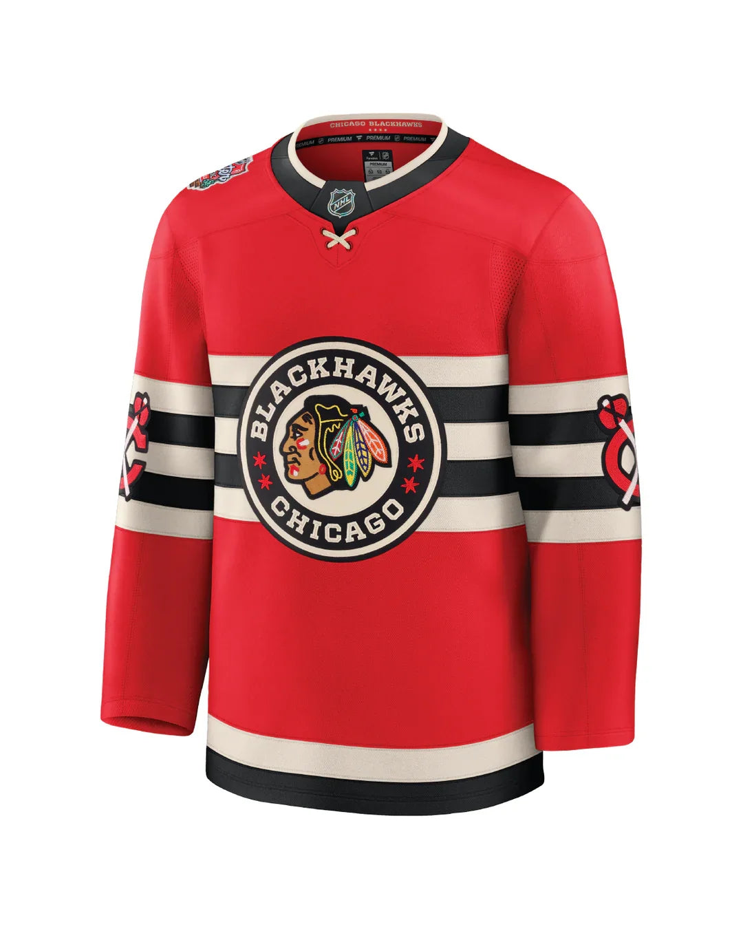 Chicago Blackhawks Fanatics 2025 NHL Winter Classic Jersey product image 2, provided for visual reference and product detail