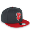 New Era San Francisco Giants 2-Tone Color Pack 9FIFTY Snapback Hat-Grey/Scarlet product image 1, provided for visual
