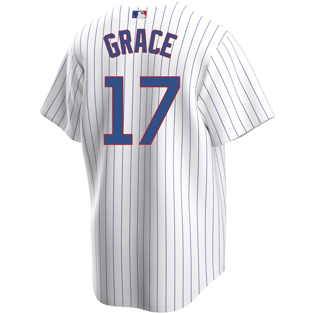 Mark Grace Chicago Cubs Home Pinstripe Men Replica Jersey product image 2, provided for visual reference and product detail