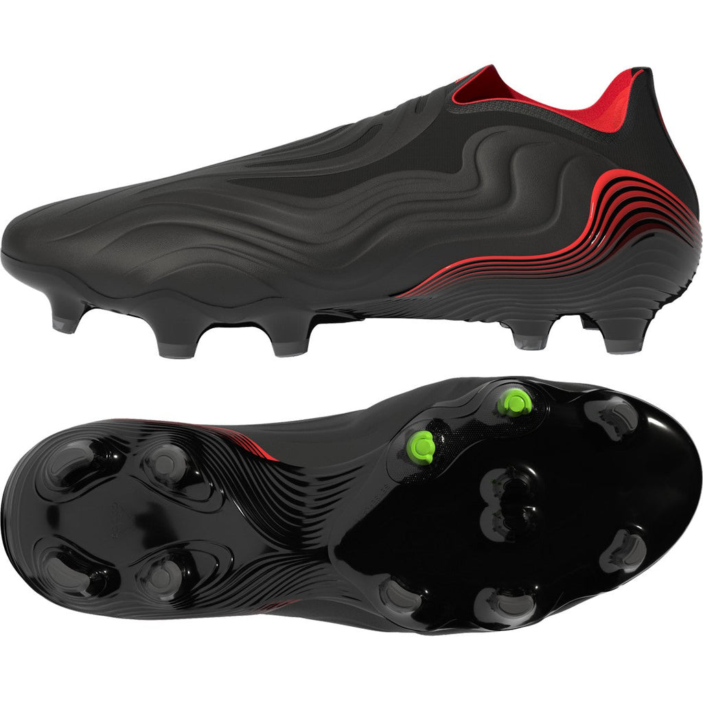 Adidas Copa Sense+ Fg-Core Black/Solar Red/Team Solar Green product image 1, provided for visual reference and product