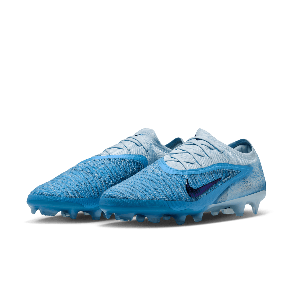 Nike Youth Phantom 6 Low Elite "Erling Haaland" FG Soccer Cleats - Baltic Blue product image 3, provided for visual