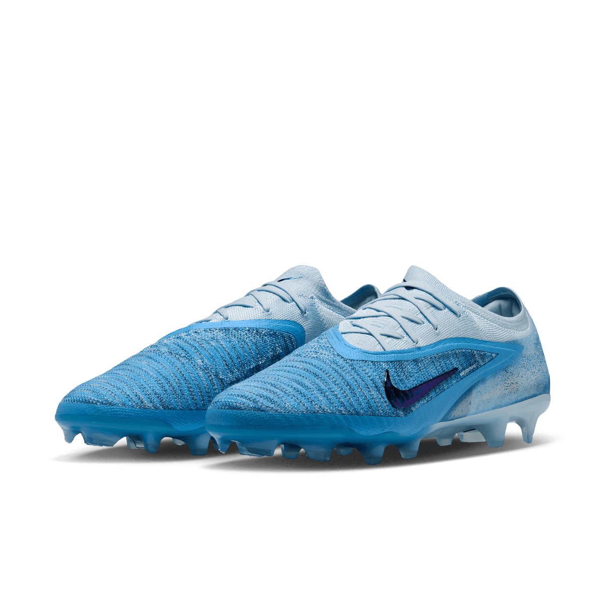 Nike Youth Phantom 6 Low Elite "Erling Haaland" FG Soccer Cleats - Baltic Blue product image 3, provided for visual