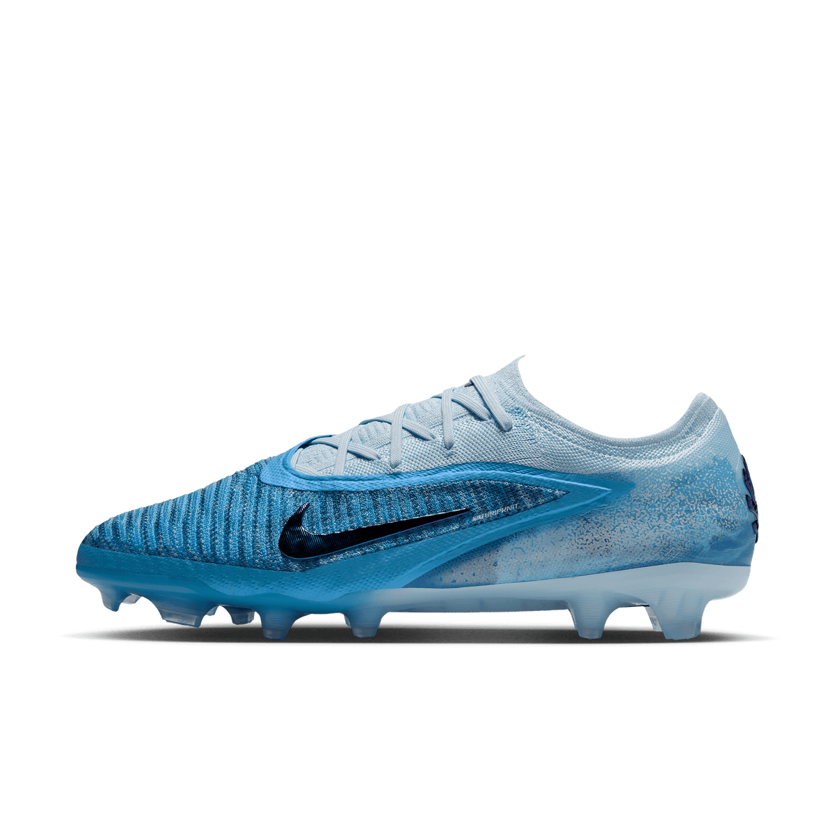 Nike Youth Phantom 6 Low Elite "Erling Haaland" FG Soccer Cleats - Baltic Blue product image 2, provided for visual