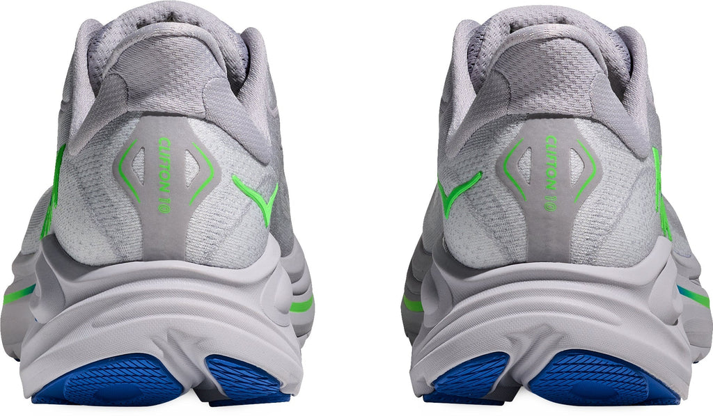 Hoka Clifton 10 Men Running Shoes - Grey | Running & Training product image 5, provided for visual reference and product