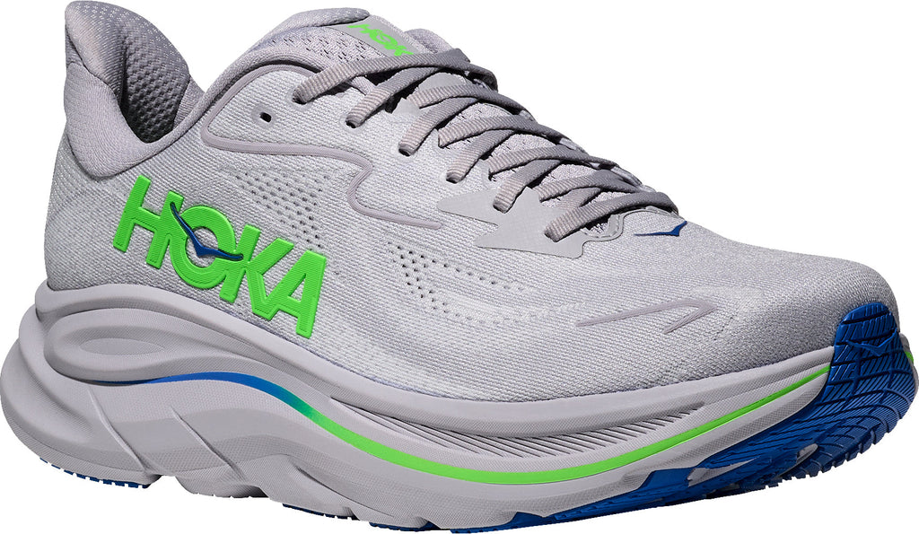 Hoka Clifton 10 Men Running Shoes - Grey | Running & Training product image 6, provided for visual reference and product