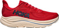 Hoka Clifton 10 Men Running Shoes - Red | Running & Training product image 1, provided for visual reference and product