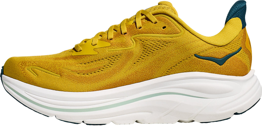 Hoka Clifton 10 Men Running Shoes - Yellow | Running & Training product image 3, provided for visual reference and product