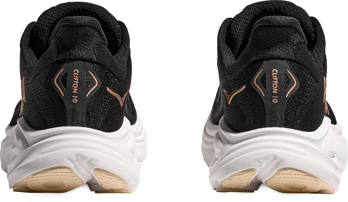 Hoka Clifton 10 Women Running Shoes - Black | Running & Training product image 5, provided for visual reference and product