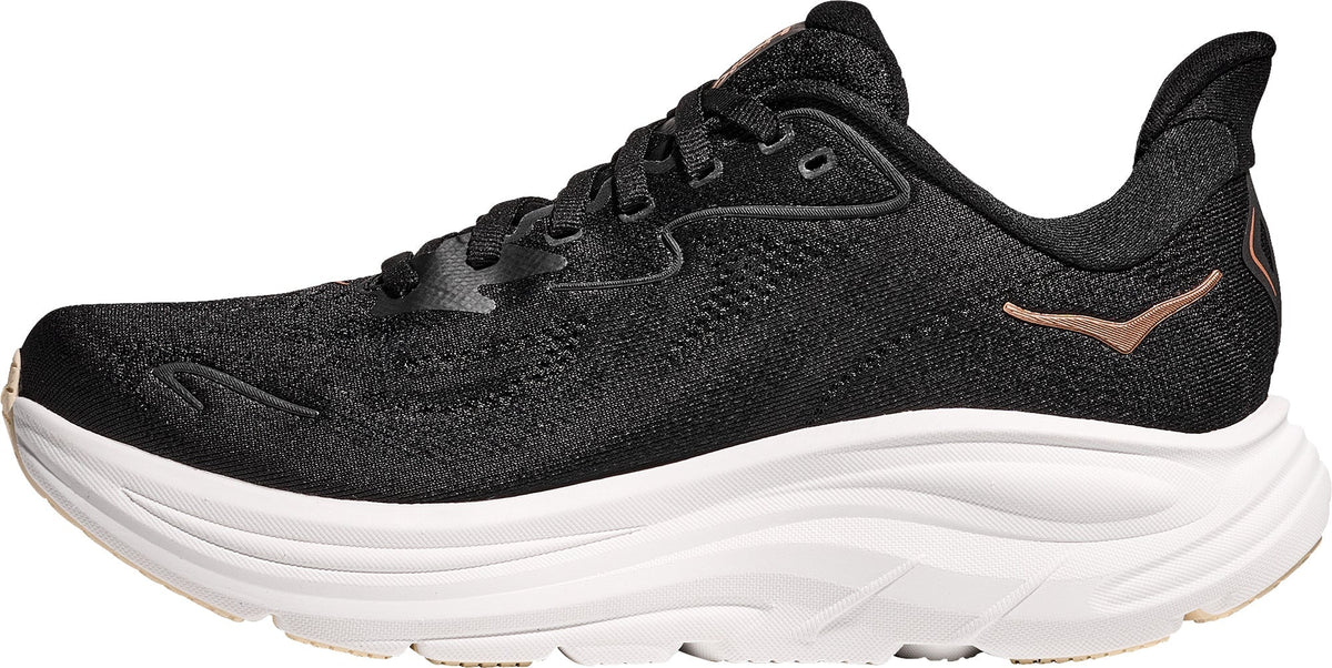 Hoka Clifton 10 Women Running Shoes - Black | Running & Training product image 3, provided for visual reference and product