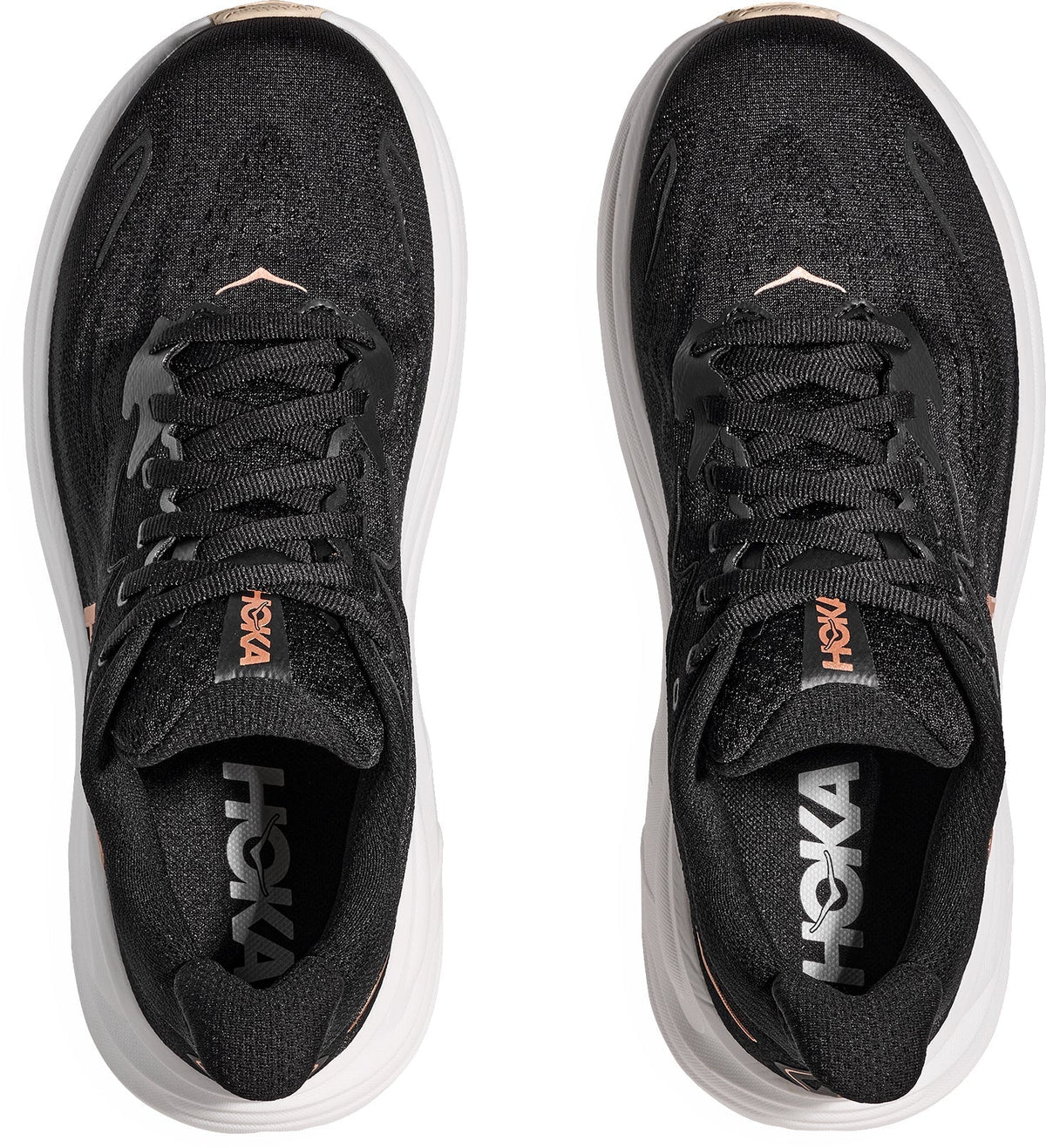 Hoka Clifton 10 Women Running Shoes - Black | Running & Training product image 4, provided for visual reference and product