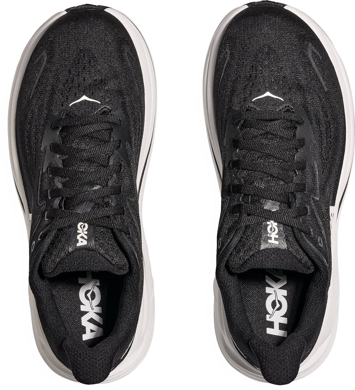 Hoka Clifton 10 Women Running Shoes - Black | Running & Training product image 4, provided for visual reference and product