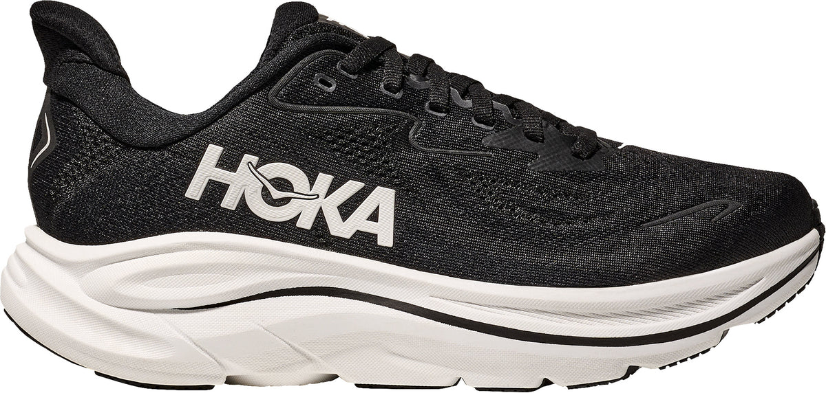 Hoka Clifton 10 Women Running Shoes - Black | Running & Training product image 1, provided for visual reference and product