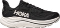 Hoka Clifton 10 WIDE FIT Women Running Shoes - Black | Running & Training product image 1, provided for visual reference and
