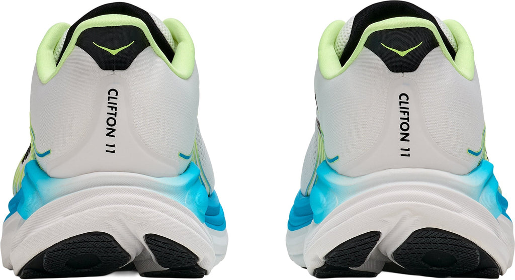 Hoka Clifton 11 Men Running Shoes - White | Running & Training product image 5, provided for visual reference and product