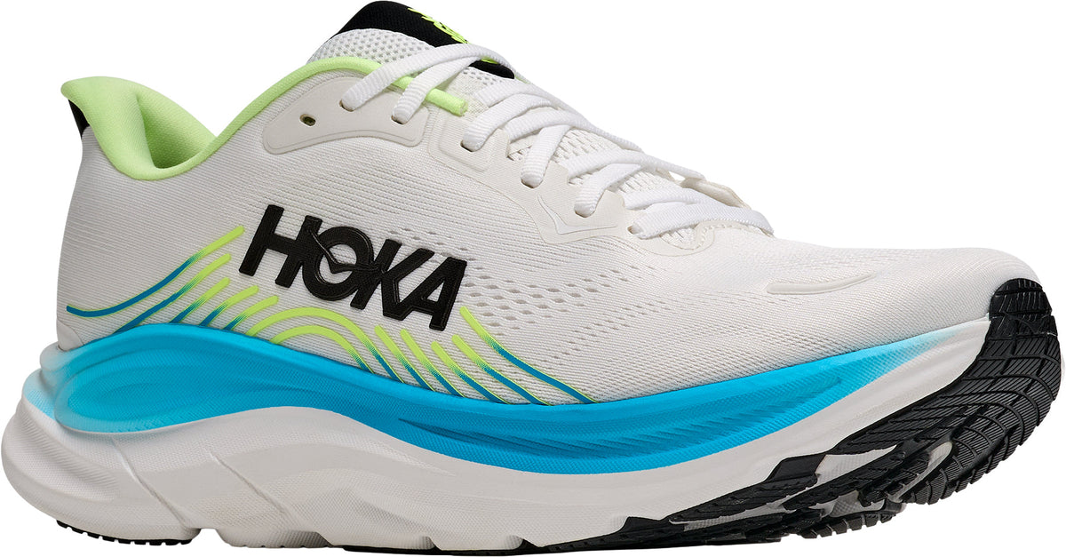 Hoka Clifton 11 Men Running Shoes - White | Running & Training product image 6, provided for visual reference and product