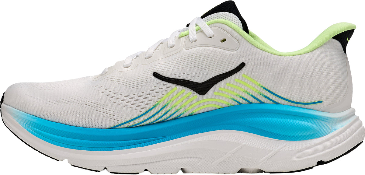 Hoka Clifton 11 Men Running Shoes - White | Running & Training product image 3, provided for visual reference and product