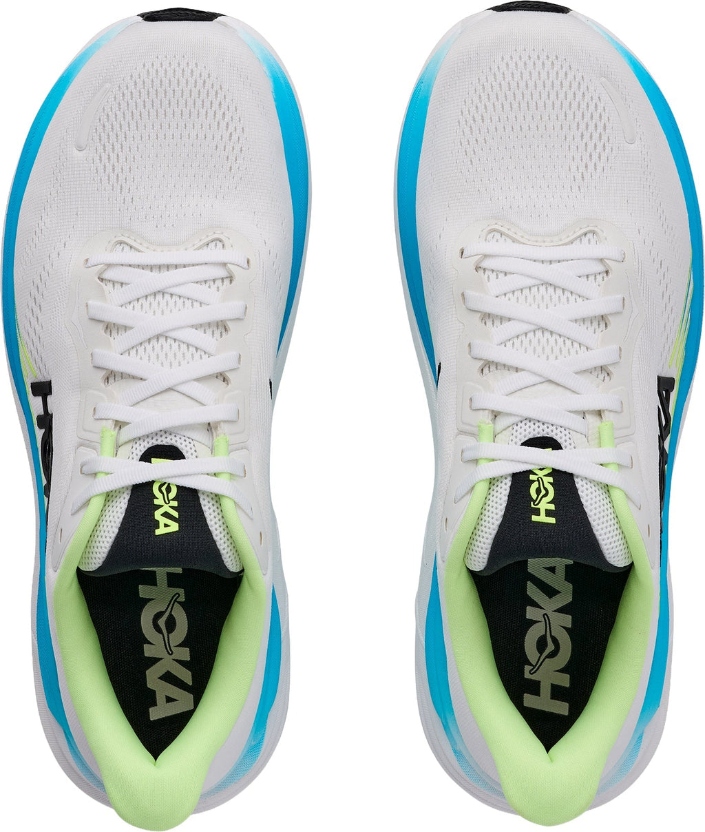 Hoka Clifton 11 Men Running Shoes - White | Running & Training product image 4, provided for visual reference and product