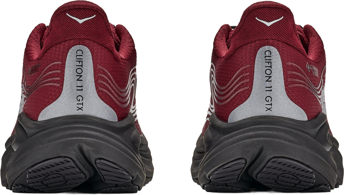 Hoka Clifton 22 GORE-TEX Men Running Shoes - Red | Running & Training product image 5, provided for visual reference and