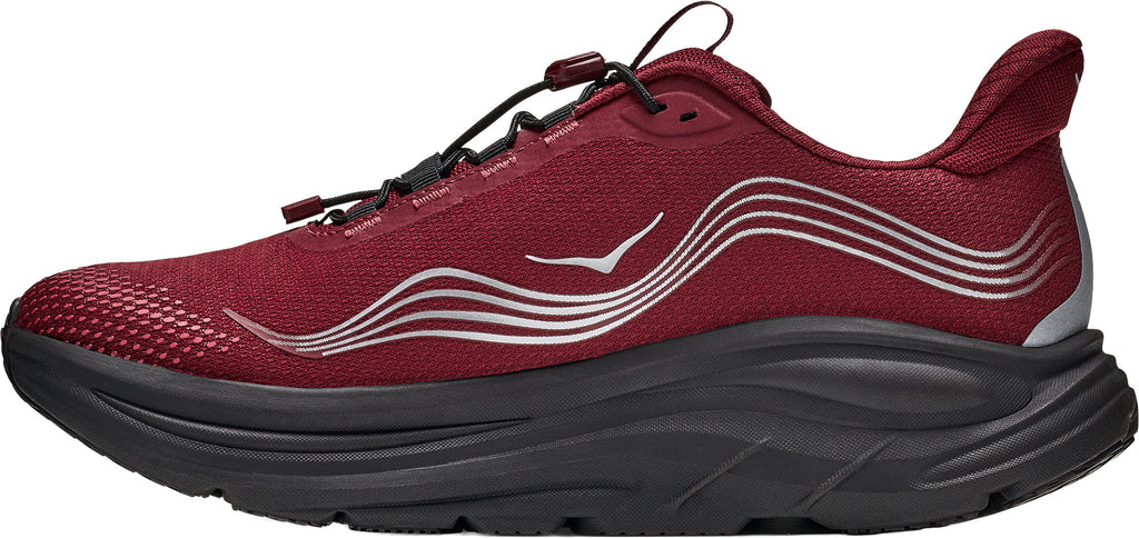Hoka Clifton 22 GORE-TEX Men Running Shoes - Red | Running & Training product image 3, provided for visual reference and