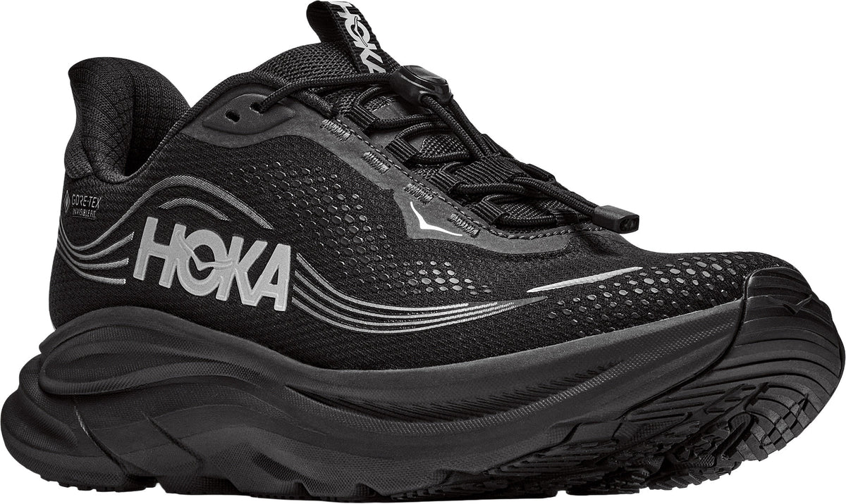 Hoka Clifton 11 GORE-TEX Women Running Shoes - Black | Running & Training product image 6, provided for visual reference and