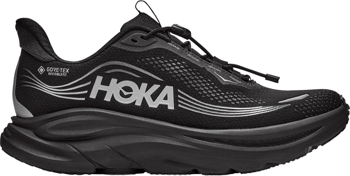 Hoka Clifton 11 GORE-TEX Women Running Shoes - Black | Running & Training product image 1, provided for visual reference and