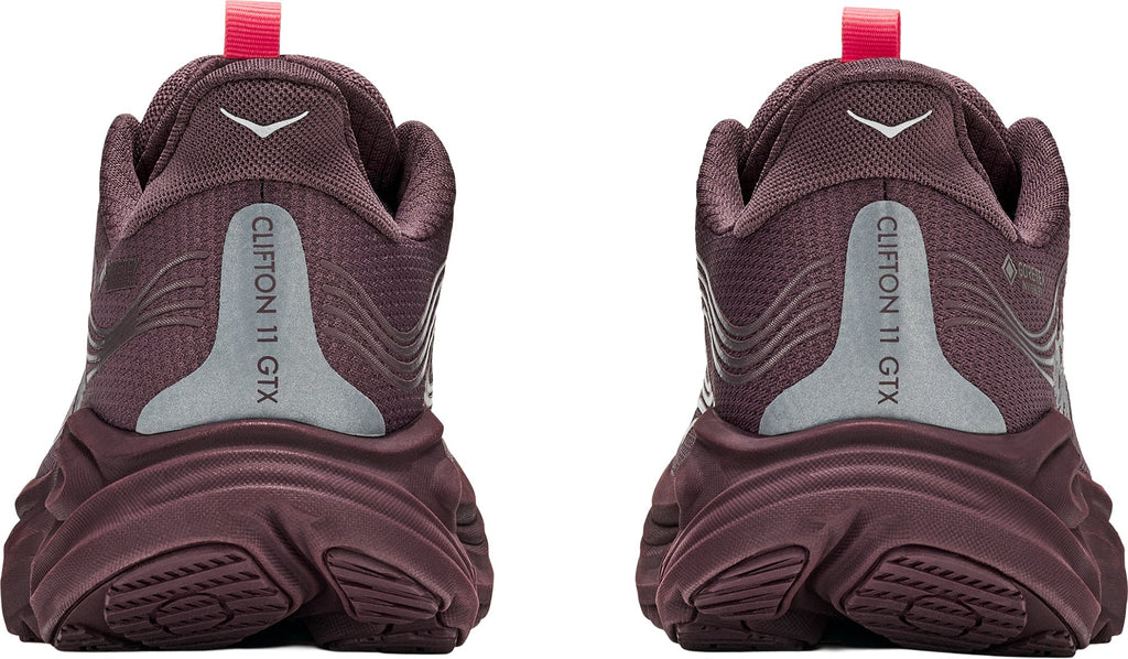 Hoka Clifton 11 GORE-TEX Women Running Shoes - Red | Running & Training product image 5, provided for visual reference and