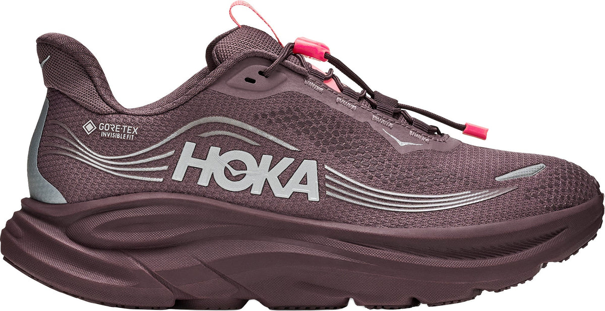 Hoka Clifton 11 GORE-TEX Women Running Shoes - Red | Running & Training product image 1, provided for visual reference and