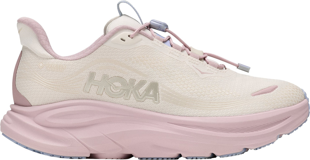 Hoka Clifton 11 GORE-TEX Women Running Shoes - Cream | Running & Training product image 1, provided for visual reference and