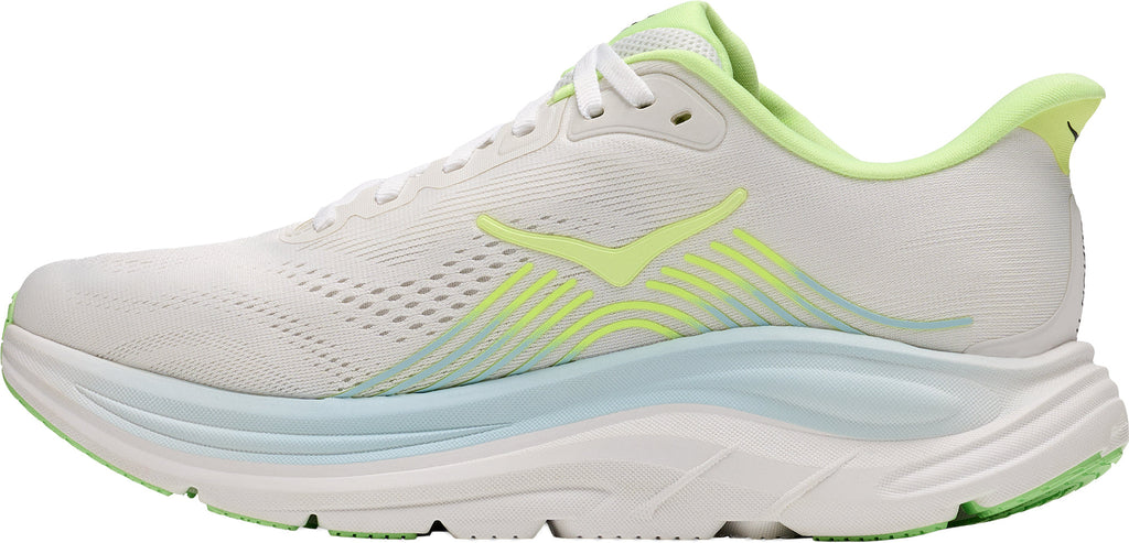 Hoka Clifton 11 WIDE FIT Women Running Shoes - White | Running & Training product image 3, provided for visual reference and