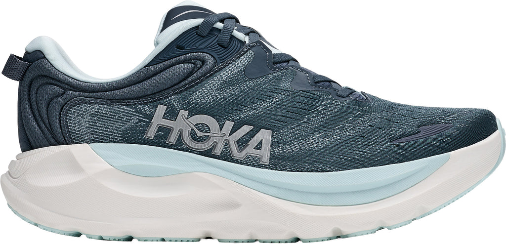 Hoka Gaviota 6 WIDE FIT Women Running Shoes - Blue | Running & Training product image 1, provided for visual reference and