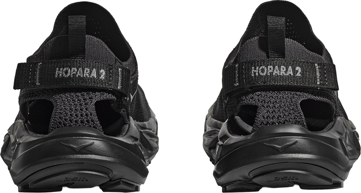 Hoka Hopara 2 Women Walking Sandals - Black | Everyday Comfort product image 5, provided for visual reference and product