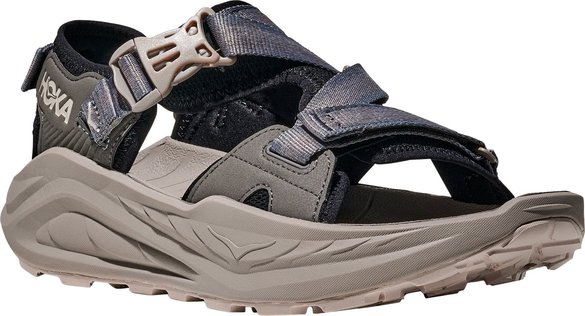Hoka Infini Hike TC Men Walking Sandals - Black | Everyday Comfort product image 6, provided for visual reference and