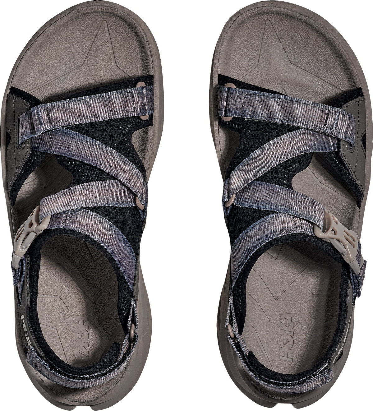 Hoka Infini Hike TC Men Walking Sandals - Black | Everyday Comfort product image 4, provided for visual reference and