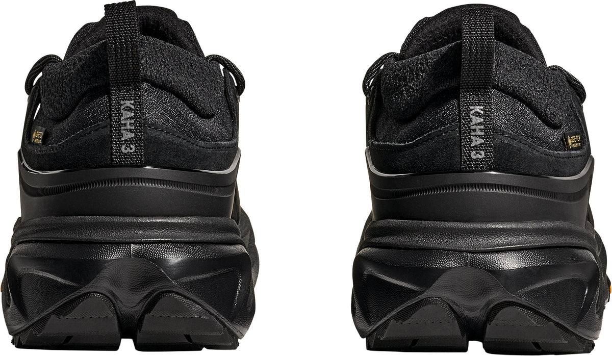 Hoka Kaha 3 Low GORE-TEX Men Walking Shoes - Black | Outdoor Performance product image 5, provided for visual reference and