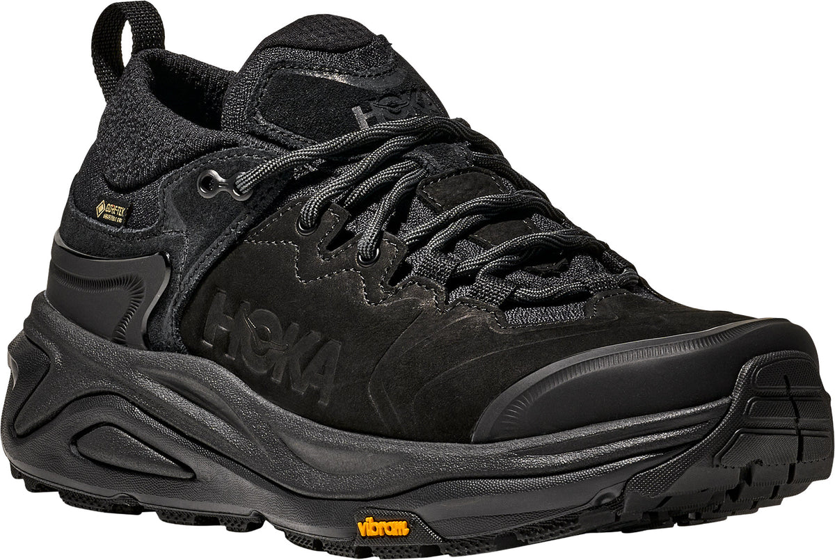 Hoka Kaha 3 Low GORE-TEX Men Walking Shoes - Black | Outdoor Performance product image 6, provided for visual reference and
