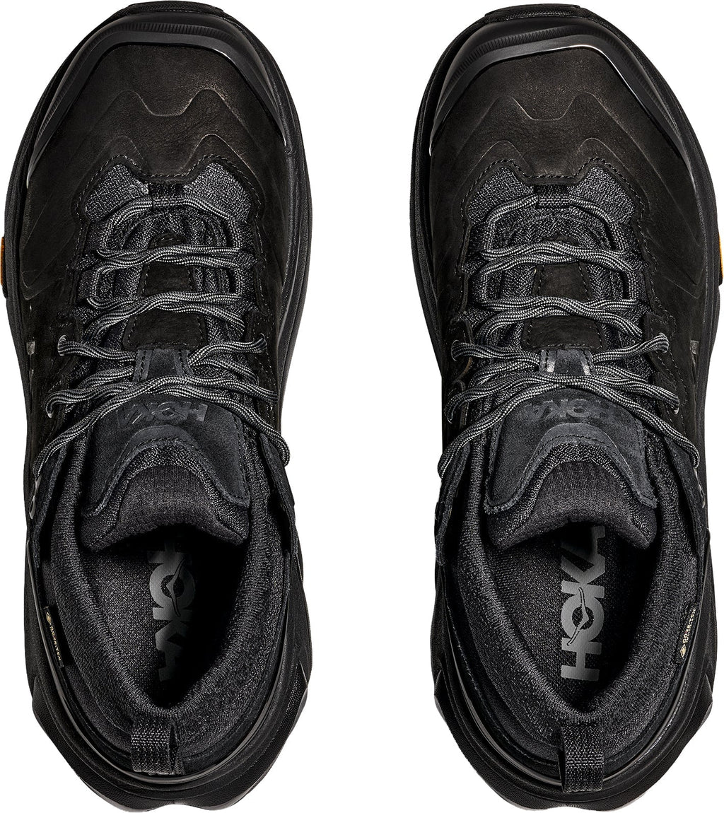 Hoka Kaha 3 Low GORE-TEX Men Walking Shoes - Black | Outdoor Performance product image 4, provided for visual reference and
