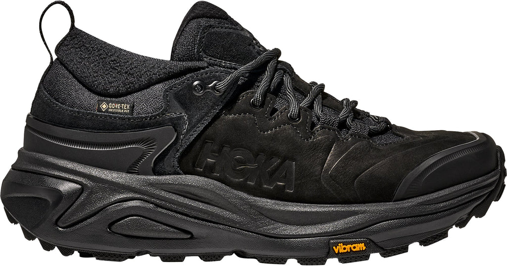Hoka Kaha 3 Low GORE-TEX Men Walking Shoes - Black | Outdoor Performance product image 1, provided for visual reference and
