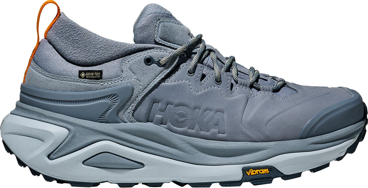 Hoka Kaha 3 Low GORE-TEX Men Walking Shoes - Blue | Outdoor Performance product image 1, provided for visual reference and