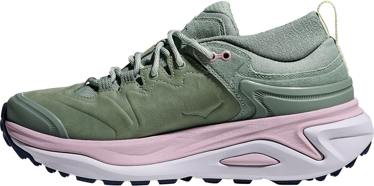 Hoka Kaha 3 Low GORE-TEX Women Walking Shoes - Green | Outdoor Performance product image 3, provided for visual reference