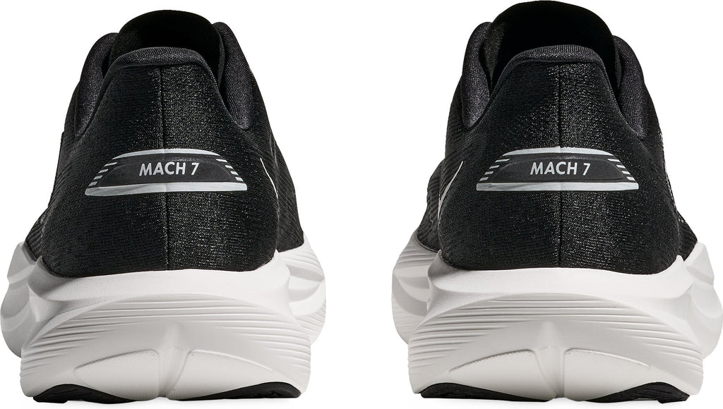 Hoka Mach 7 Men Running Shoes - Black | Running & Training product image 5, provided for visual reference and product detail