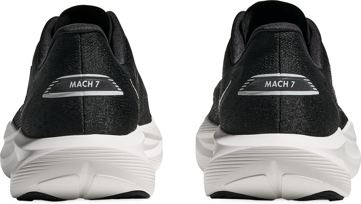 Hoka Mach 7 Men Running Shoes - Black | Running & Training product image 5, provided for visual reference and product detail