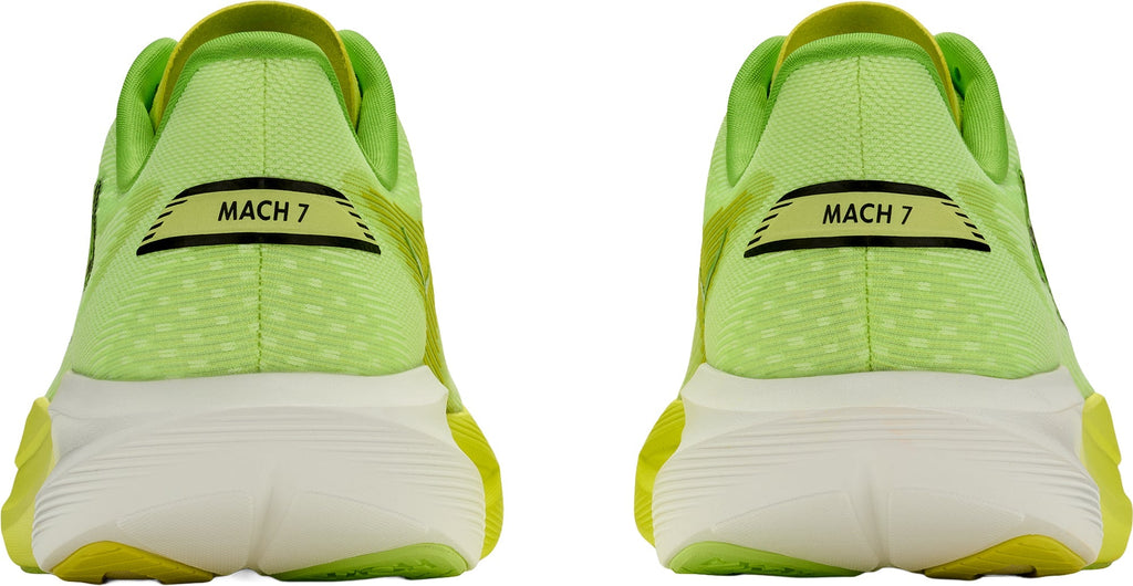Hoka Mach 7 Men Running Shoes - Yellow | Running & Training product image 5, provided for visual reference and product