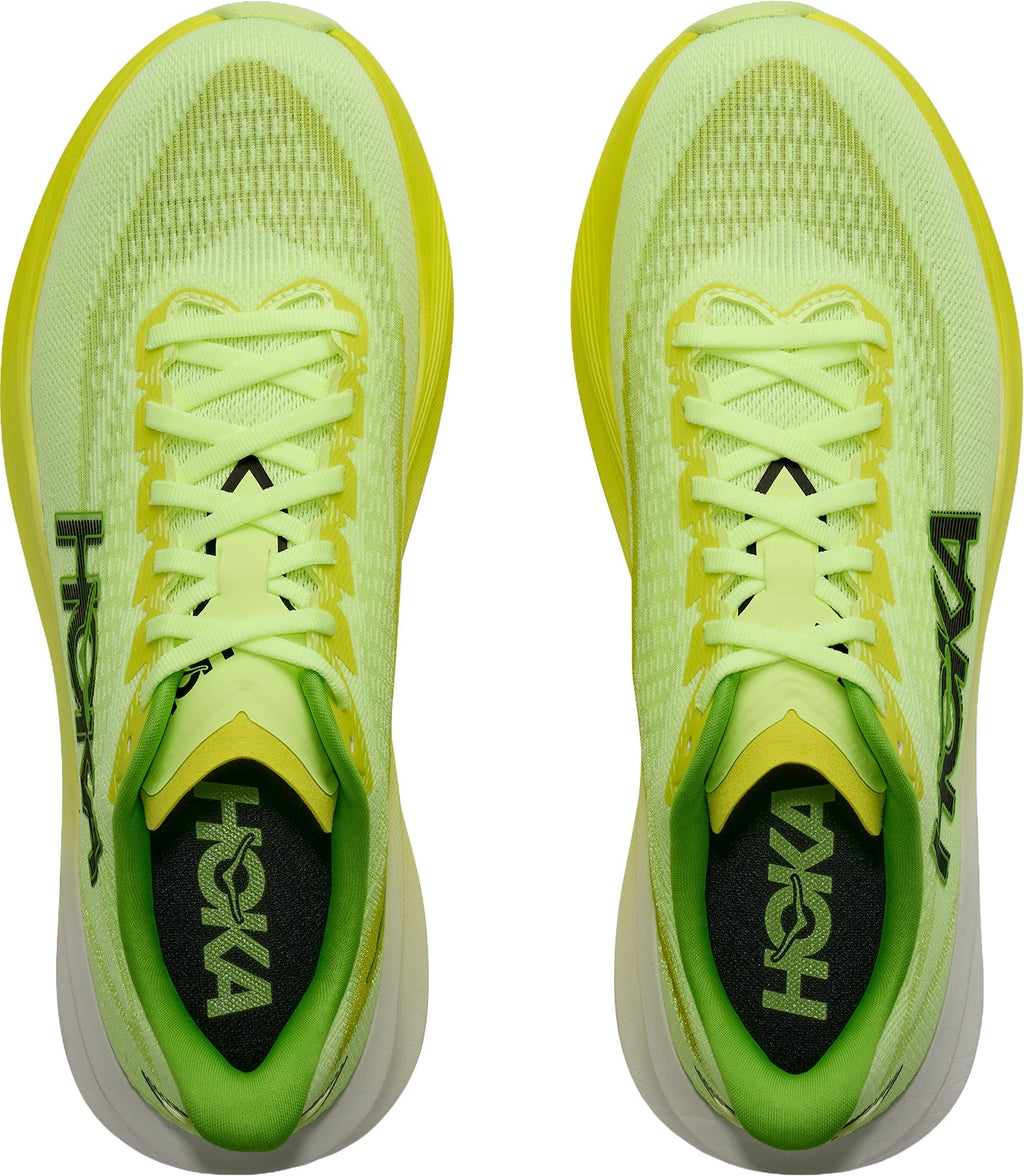 Hoka Mach 7 Men Running Shoes - Yellow | Running & Training product image 4, provided for visual reference and product