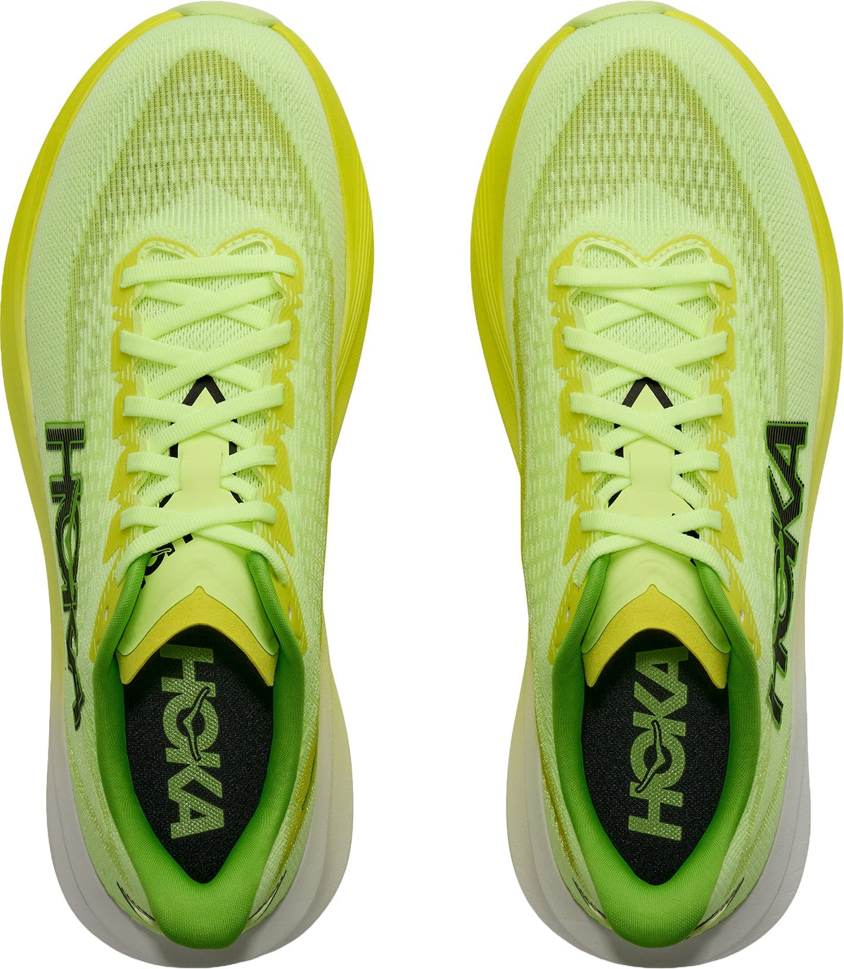 Hoka Mach 7 Men Running Shoes - Yellow | Running & Training product image 4, provided for visual reference and product