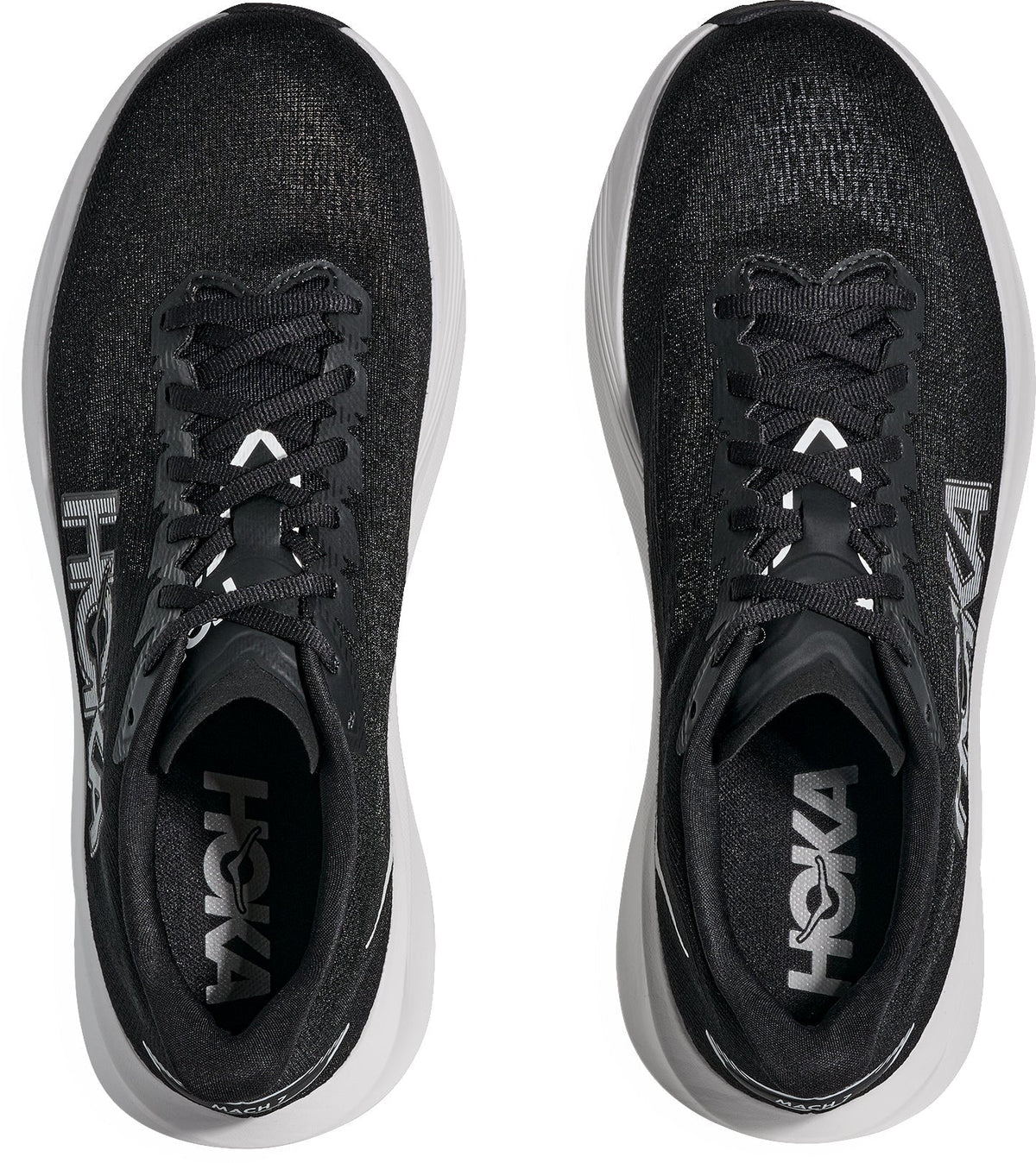 Hoka Mach 7 Women Running Shoes - Black | Running & Training product image 4, provided for visual reference and product