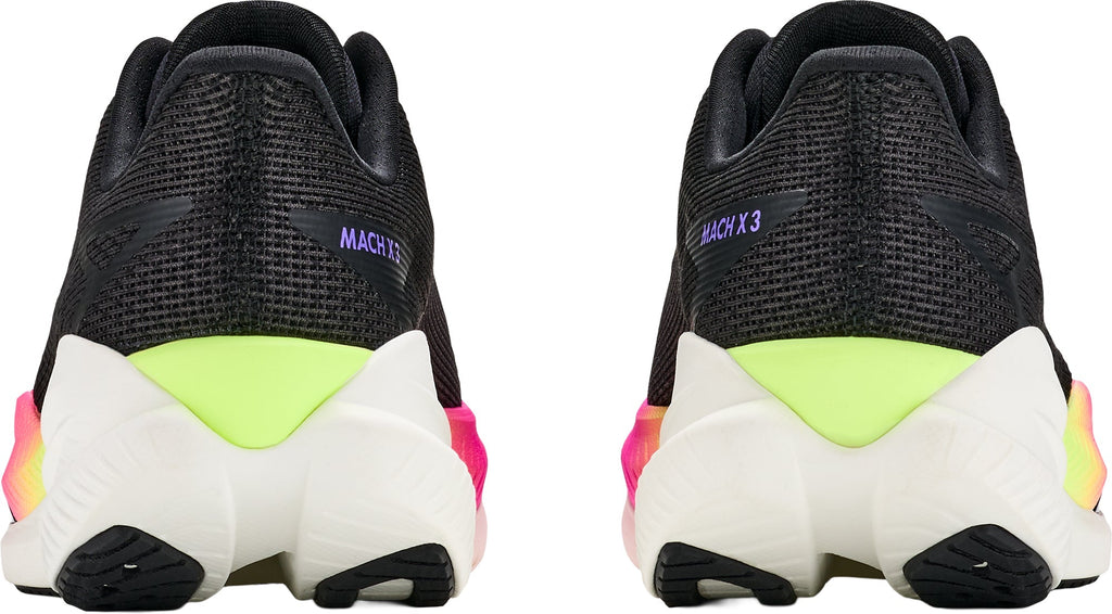 Hoka Mach X 3 Men Running Shoes - Black | Running & Training product image 5, provided for visual reference and product