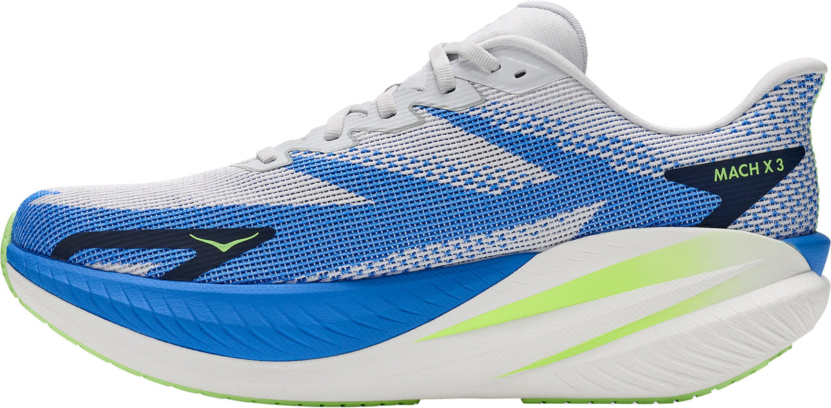 Hoka Mach X 3 Men Running Shoes - Grey | Running & Training product image 3, provided for visual reference and product