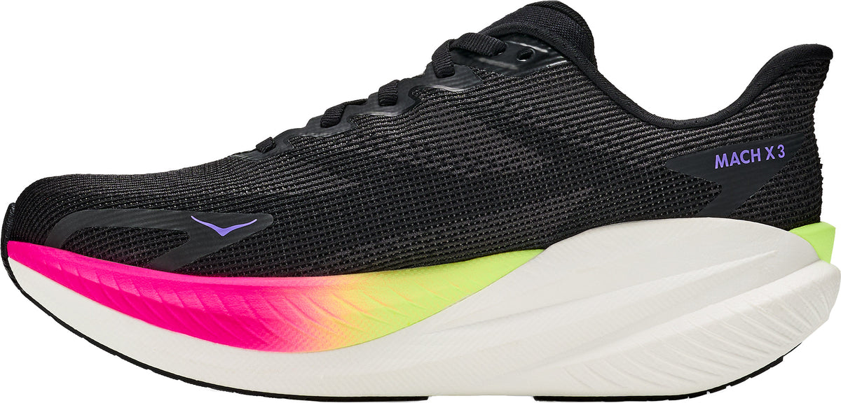 Hoka Mach X 3 Women Running Shoes - Black | Running & Training product image 3, provided for visual reference and product