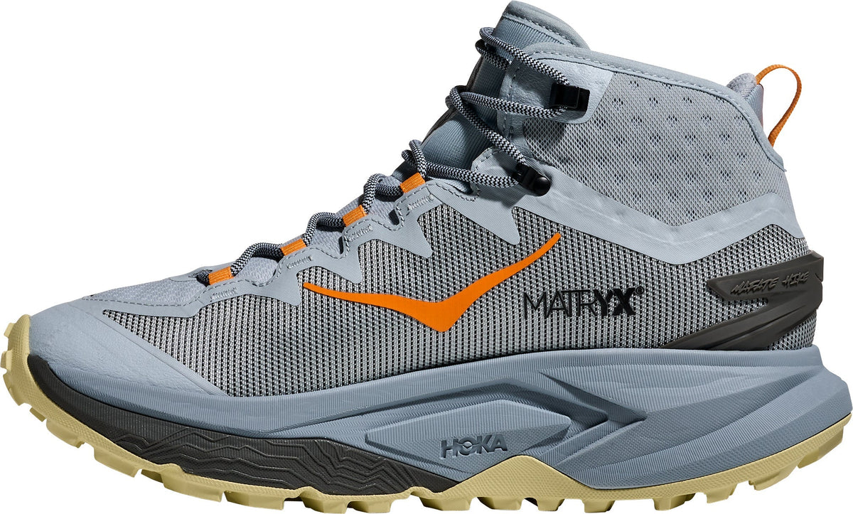 Hoka Mafate Men Walking Boots - Blue | Outdoor Performance product image 3, provided for visual reference and product detail